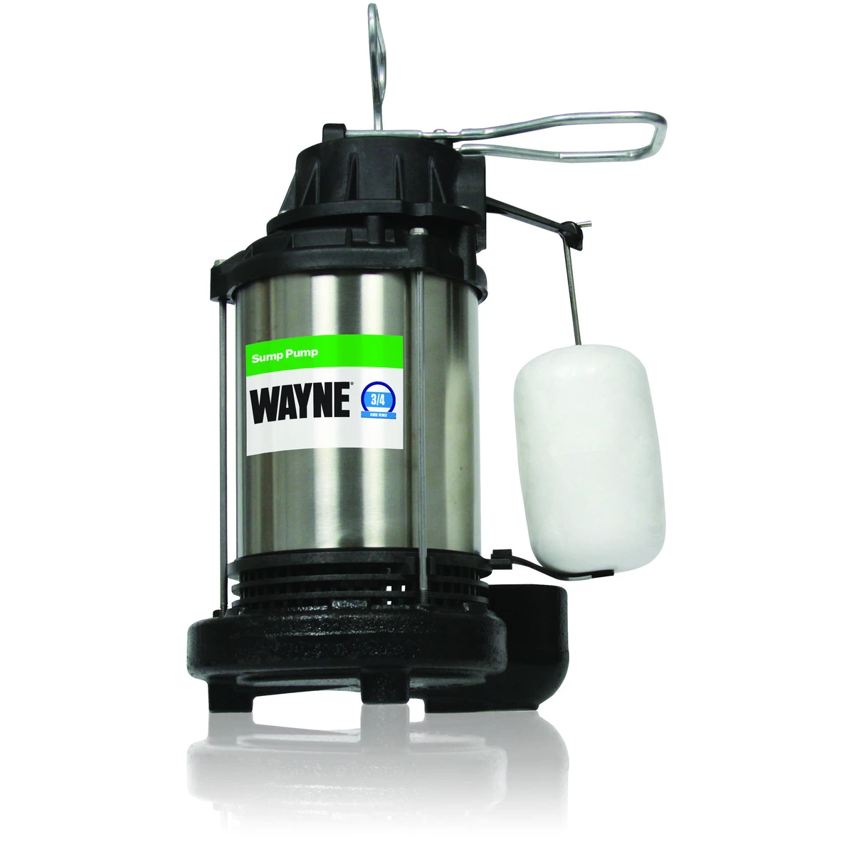 Wayne Stainless Steel Housing, Cast Iron Pump Base, 3/4 Hp Sump Pump, CDU980E 3 Wayne Stainless Steel Housing, Cast Iron Pump Base, 3/4 Hp Sump Pump, CDU980E