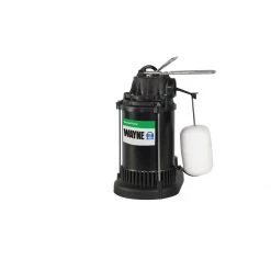 Wayne Epoxy Coated Housing, Thermoplastic Pump Base, 1/3 Hp Sump Pump, SPF33