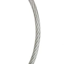 Koch Industries Cable Clear Vinyl Coated, 7x19, 3/16 - 1/4 IN, 010172, Bulk - Price Per Foot