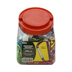 Koch Industries Aluminum Spring Snap, Assorted Colors, 243235