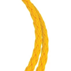 Koch Industries Polypropylene Hollow-Braid Yellow, 1/2 IN Diameter, Sold Byt The Foot, 5061645