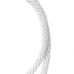 Koch Industries Nylon Solid Braided White Rope, 12 3/8 IN Diameter, 5221245, Bulk - Price Per Foot