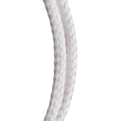 Koch Industries Nylon Diamond Braid White Rope, 1/8 X 48 FT, 5230823