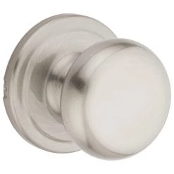 Kwikset Juno Hall / Closet Knob, 97200-789, Satin Nickel