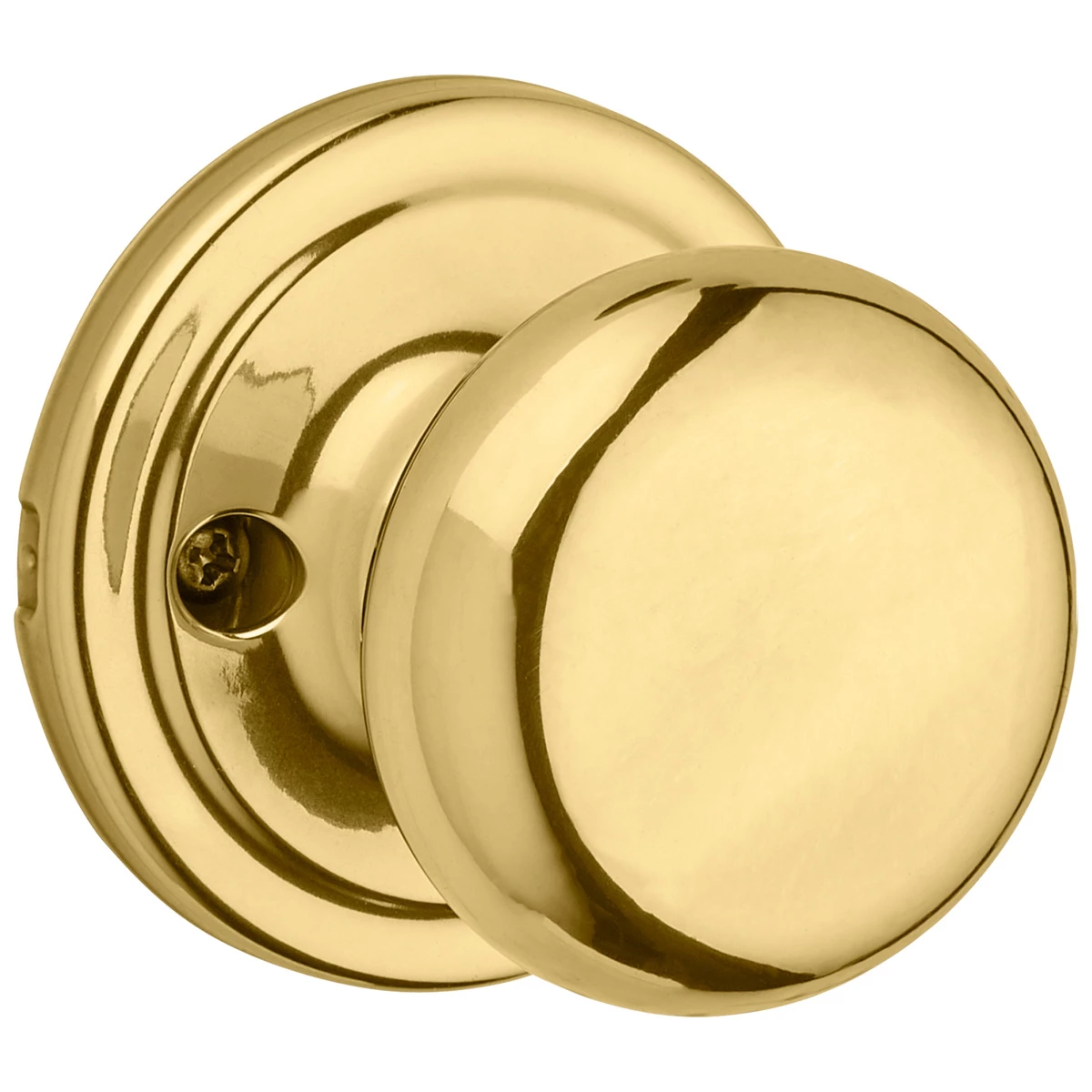 Kwikset Juno Hall / Closet Knob, 97200-787, Polished Brass 3 Kwikset Juno Hall / Closet Knob, 97200-787, Polished Brass