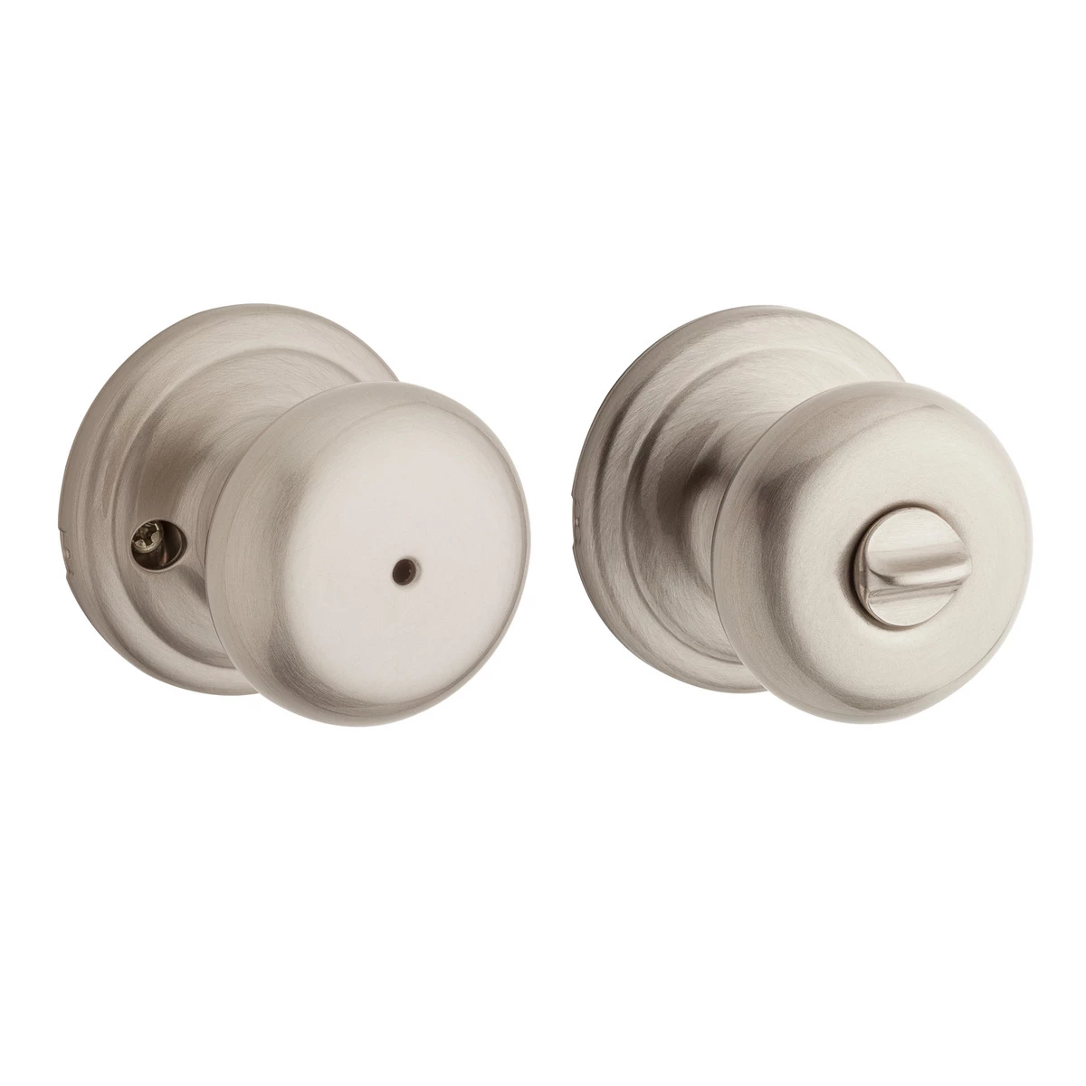 Kwikset Juno Bed / Bath Knob, 97300-829, Satin Nickel 3 Kwikset Juno Bed / Bath Knob, 97300-829, Satin Nickel