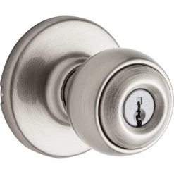 Kwikset Juno Entry Knob With Smartkey, 97402-737, Venetian Bronze