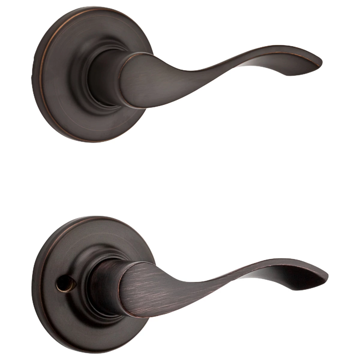 Kwikset Balboa Hall / Closet Lever, 92001-526, Venetian Bronze 3 Kwikset Balboa Hall / Closet Lever, 92001-526, Venetian Bronze