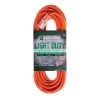 Electryx Light Duty Indoor / Outdoor Extension Cord, EL-5016OR, Orange, 50 FT
