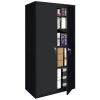 Steel Cabinets Usa Fixed Shelf Black Metal Storage Cabinet, 36 IN x 18 IN x 72 IN, FS-36-B -Home Improvement Sales Store sftp a s assets20201013000000018