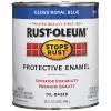 RUST-OLEUM Stops Rust Oil-Based Protective Enamel, 7727502, Gloss Royal Blue, 1 Quart -Home Improvement Sales Store sftp a s assets20201016000000030