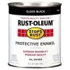 RUST-OLEUM Stops Rust Oil-Based Protective Enamel, 7779504, Gloss Black, 1 Quart -Home Improvement Sales Store sftp a s assets20201016000000039