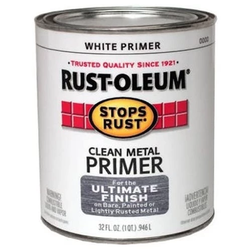 RUST-OLEUM Clean Metal Primer, 7780502, White Primer, 1 Quart 3 RUST-OLEUM Clean Metal Primer, 7780502, White Primer, 1 Quart