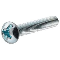 Hillman 1 / 4 IN - 20 D Xl-Pak Zinc Round Head Combination Machine Screws, 41170, 1 IN