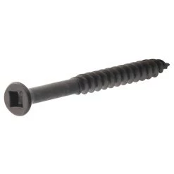 Hillman Square Drive Black Phosphate Trim Screws, 41906, #6 x 2-1/4 IN