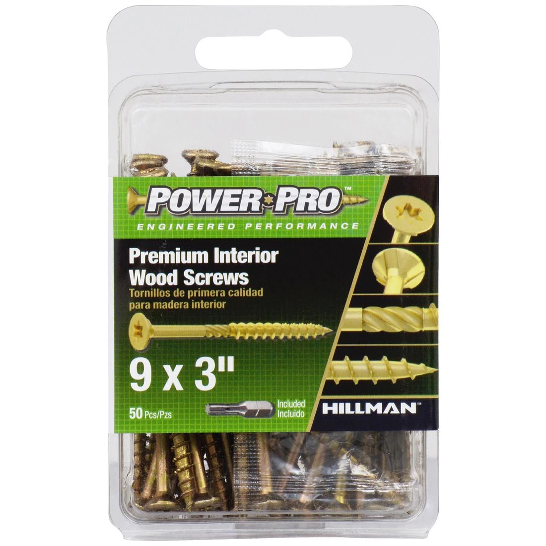 Power Pro Premium Interior Wood Screws, Star Drive, 50-Pack, 42473, #9 x 3 IN 5 Power Pro Premium Interior Wood Screws, Star Drive, 50-Pack, 42473, #9 x 3 IN - Image 3