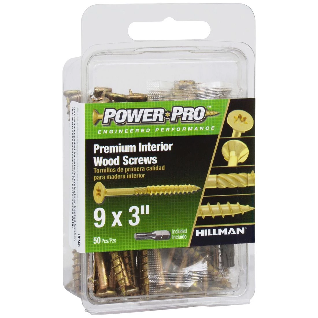 Power Pro Premium Interior Wood Screws, Star Drive, 50-Pack, 42473, #9 x 3 IN 6 Power Pro Premium Interior Wood Screws, Star Drive, 50-Pack, 42473, #9 x 3 IN - Image 4