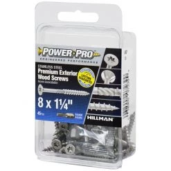 Power Pro Premium 305 Stainless Steel Wood Screws, Star Drive, 45-Pack, 42487, #8 x 1-1/4 IN 11 Power Pro Premium 305 Stainless Steel Wood Screws, Star Drive, 45-Pack, 42487, #8 x 1-1/4 IN -Home Improvement Sales Store sftp a s assets20201209000000537