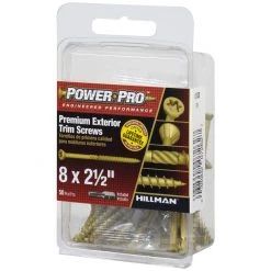 Power Pro Premium Exterior Trim Screws, Star Drive, 50-Pack, 42503, #8 x 2-1/2 IN 11 Power Pro Premium Exterior Trim Screws, Star Drive, 50-Pack, 42503, #8 x 2-1/2 IN -Home Improvement Sales Store sftp a s assets20201209000000562