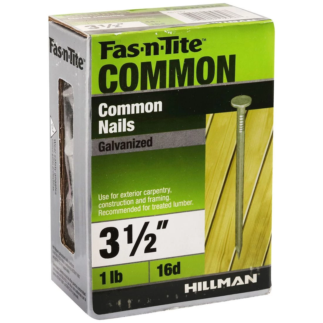 Fas-N-Tite 16D 1 LB Box Hot-Dipped Galvanized Common Nails, 461287, 3-1/2 IN 6 Fas-N-Tite 16D 1 LB Box Hot-Dipped Galvanized Common Nails, 461287, 3-1/2 IN - Image 4