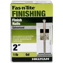 Fas-N-Tite 6D 1 LB Box Hot-Dipped Galvanized Finishing Nails, 461305, 2 IN 8 Fas-N-Tite 6D 1 LB Box Hot-Dipped Galvanized Finishing Nails, 461305, 2 IN -Home Improvement Sales Store sftp a s assets20201209000000656