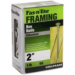 Fas-N-Tite 1 LB Box Nail Galvanized 2 IN 6D, 461316 9 Fas-N-Tite 1 LB Box Nail Galvanized 2 IN 6D, 461316 -Home Improvement Sales Store sftp a s assets20201209000000685