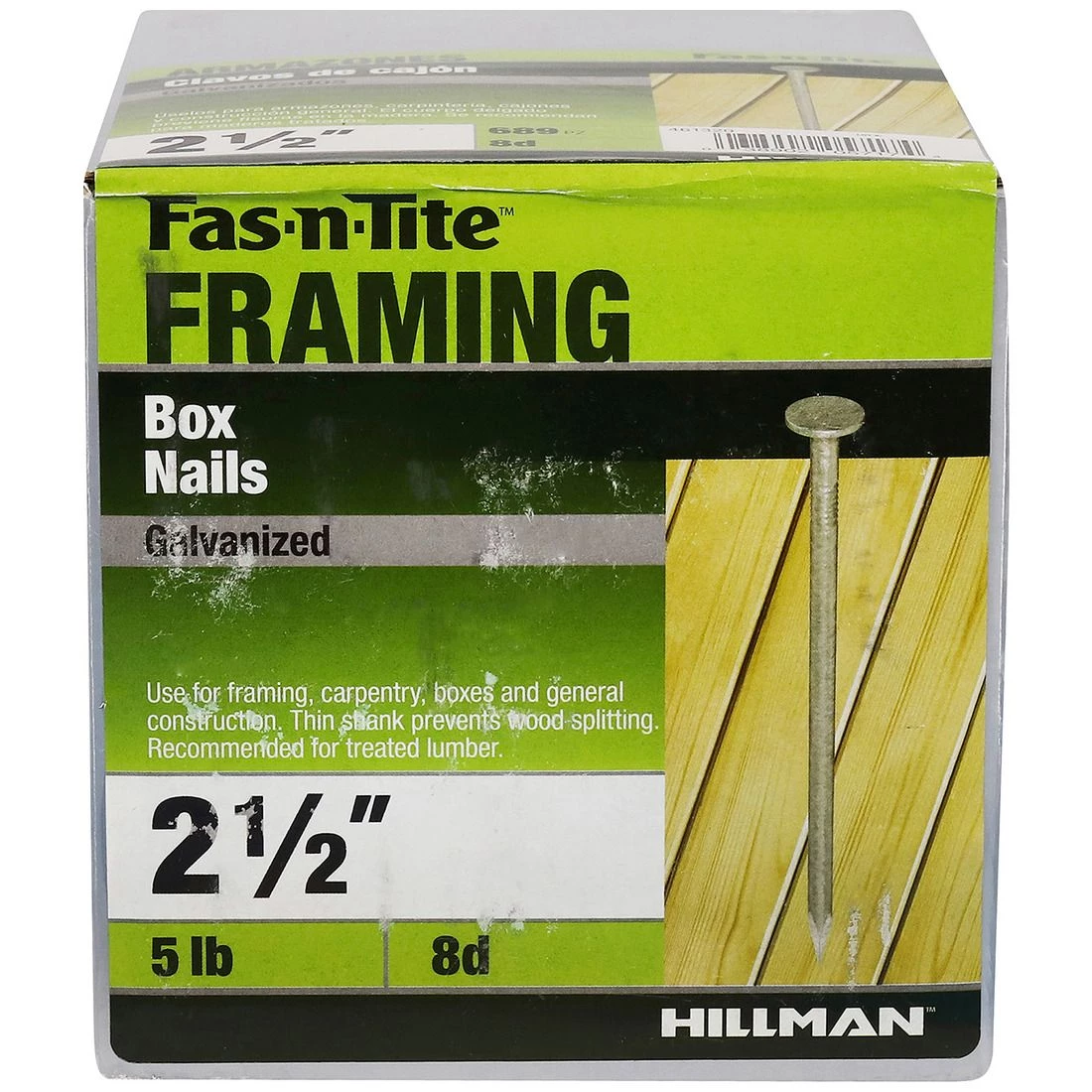 Fas-N-Tite 5LB BOX NAIL HD GALV 2-1/2 8D, 461320 5 Fas-N-Tite 5LB BOX NAIL HD GALV 2-1/2 8D, 461320 - Image 3