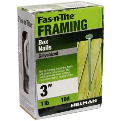 Fas-N-Tite 1 LB Box Nail Galvanized 3 IN 10D, 461322 -Home Improvement Sales Store sftp a s assets20201209000000716