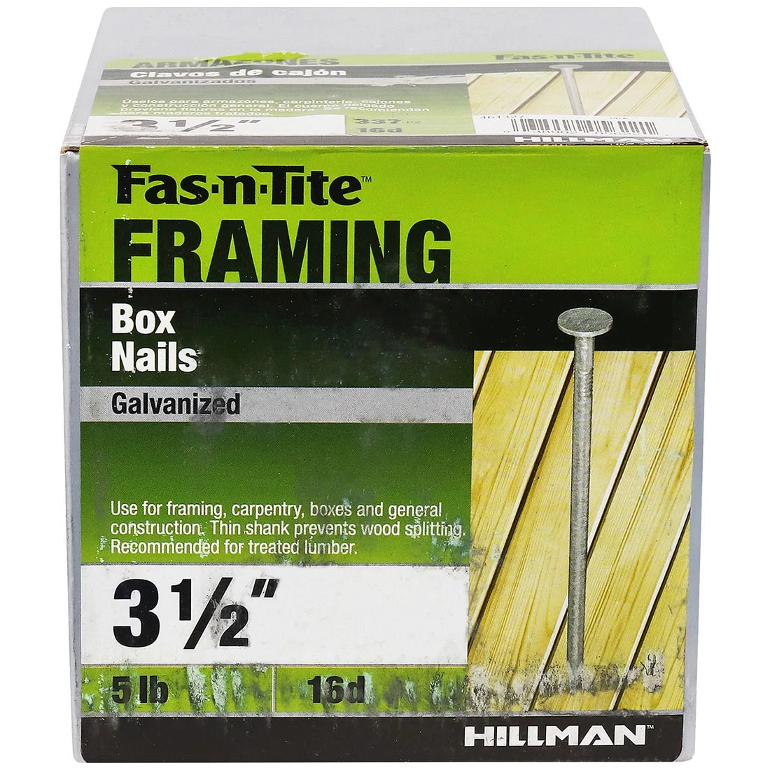 Fas-N-Tite 5LB BOX NAIL HD GALV 3-1/2 16D, 461327 5 Fas-N-Tite 5LB BOX NAIL HD GALV 3-1/2 16D, 461327 - Image 3