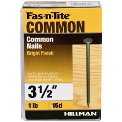 Fas-N-Tite 16D 1 LB Box Bright Common Nails, 461363, 3-1/2 IN -Home Improvement Sales Store sftp a s assets20201209000000810