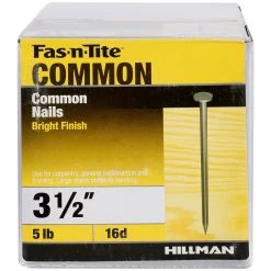 Fas-N-Tite 16D 5 LB Box Bright Common Nails, 461364, 3-1/2 IN 8 Fas-N-Tite 16D 5 LB Box Bright Common Nails, 461364, 3-1/2 IN -Home Improvement Sales Store sftp a s assets20201209000000819