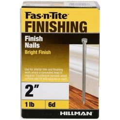 Fas-N-Tite 6D 1 LB Box Bright Finishing Nails, 461371, 2 IN 8 Fas-N-Tite 6D 1 LB Box Bright Finishing Nails, 461371, 2 IN -Home Improvement Sales Store sftp a s assets20201209000000849