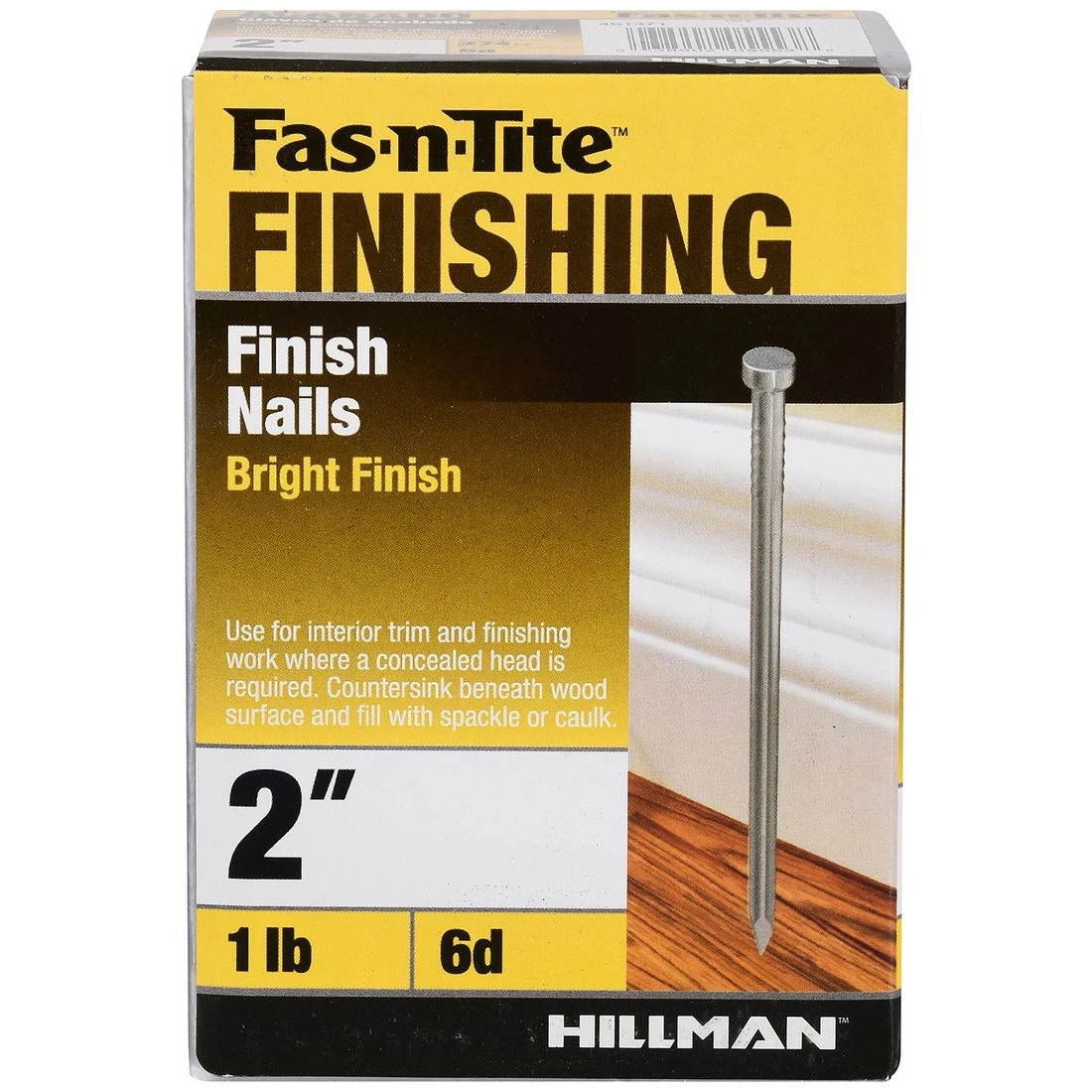 Fas-N-Tite 6D 1 LB Box Bright Finishing Nails, 461371, 2 IN 5 Fas-N-Tite 6D 1 LB Box Bright Finishing Nails, 461371, 2 IN - Image 3