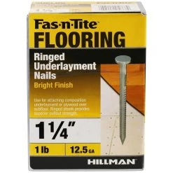 Fas-N-Tite 12.5 Gauge 1 LB Box Bright Underlayment Nails, 461380, 1-1/4 IN -Home Improvement Sales Store sftp a s assets20201209000000885