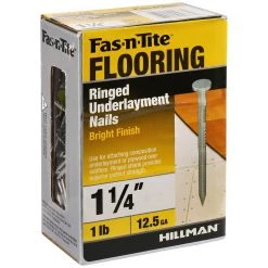 Fas-N-Tite 12.5 Gauge 1 LB Box Bright Underlayment Nails, 461380, 1-1/4 IN -Home Improvement Sales Store sftp a s assets20201209000000887