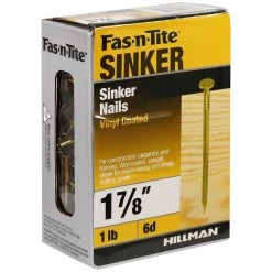 Fas-N-Tite 1 LB Box Vinyl Coated Sinker Nails, 461412, 1-7/8 IN -Home Improvement Sales Store sftp a s assets20201209000000933