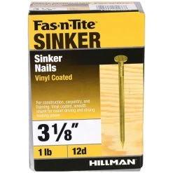 Fas-N-Tite 1 LB Box Vinyl Coated Sinker Nails, 461420, 3-1/8 IN -Home Improvement Sales Store sftp a s assets20201209000000976