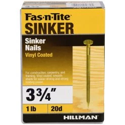 Fas-N-Tite 1 LB Box Vinyl Coated Sinker Nails, 461428, 3-3/4 IN 8 Fas-N-Tite 1 LB Box Vinyl Coated Sinker Nails, 461428, 3-3/4 IN -Home Improvement Sales Store sftp a s assets20201209000001025