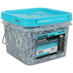 Fas-N-Tite 11 Gauge 30 LB Bucket Electro-Galvanized Roofing Nails, 461471, 1-3/4 IN -Home Improvement Sales Store sftp a s assets20201209000001156