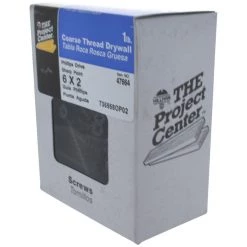Hillman Coarse Thread Drywall Screws, Phillips Drive, 1 LB Box, 47664, #6 x 2 IN -Home Improvement Sales Store sftp a s assets20201209000001293