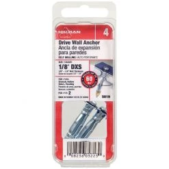 Hillman Fas-Pak Drive Wall Anchors, 5019, 1/8 IN -Home Improvement Sales Store sftp a s assets20201209000001491
