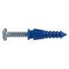 Hillman #8-10-12 Fas-Pak Ribbed Plastic Anchors w/ Screws, 5108, 1-1/4 IN -Home Improvement Sales Store sftp a s assets20201209000001520