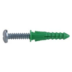 Hillman #12-14-16 Fas-Pak Ribbed Plastic Anchors w/ Screws, 5109, 1-1/2 IN -Home Improvement Sales Store sftp a s assets20201209000001525