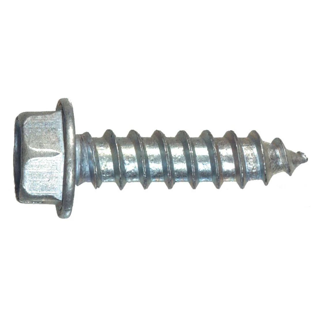 Hillman Zinc Slotted Hex Head Sheet Metal Screws, 5-Pack, 5343, #12 x 1 IN 4 Hillman Zinc Slotted Hex Head Sheet Metal Screws, 5-Pack, 5343, #12 x 1 IN - Image 2
