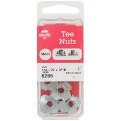 Hillman 1/4 IN D Fas-Pak Pronged Tee Nuts, 6266 -Home Improvement Sales Store sftp a s assets20201209000001693