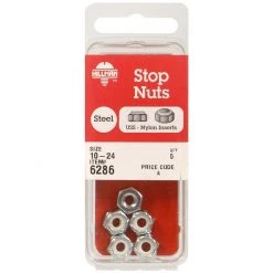 Hillman #10-24 Fas-Pak Zinc-Plated Nylon USS Insert Stop Coarse Nut, 6286 -Home Improvement Sales Store sftp a s assets20201209000001707