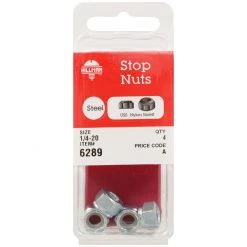 Hillman Fas-Pak Zinc-Plated Nylon USS Insert Stop Coarse Nut, 6289, 1/4 IN - 20 -Home Improvement Sales Store sftp a s assets20201209000001712