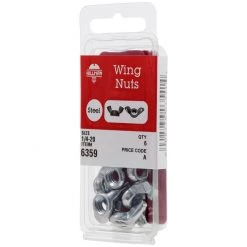 Hillman 1/4 IN D Fas-Pak Zinc-Plated Wing Nuts, 6359 -Home Improvement Sales Store sftp a s assets20201209000001732
