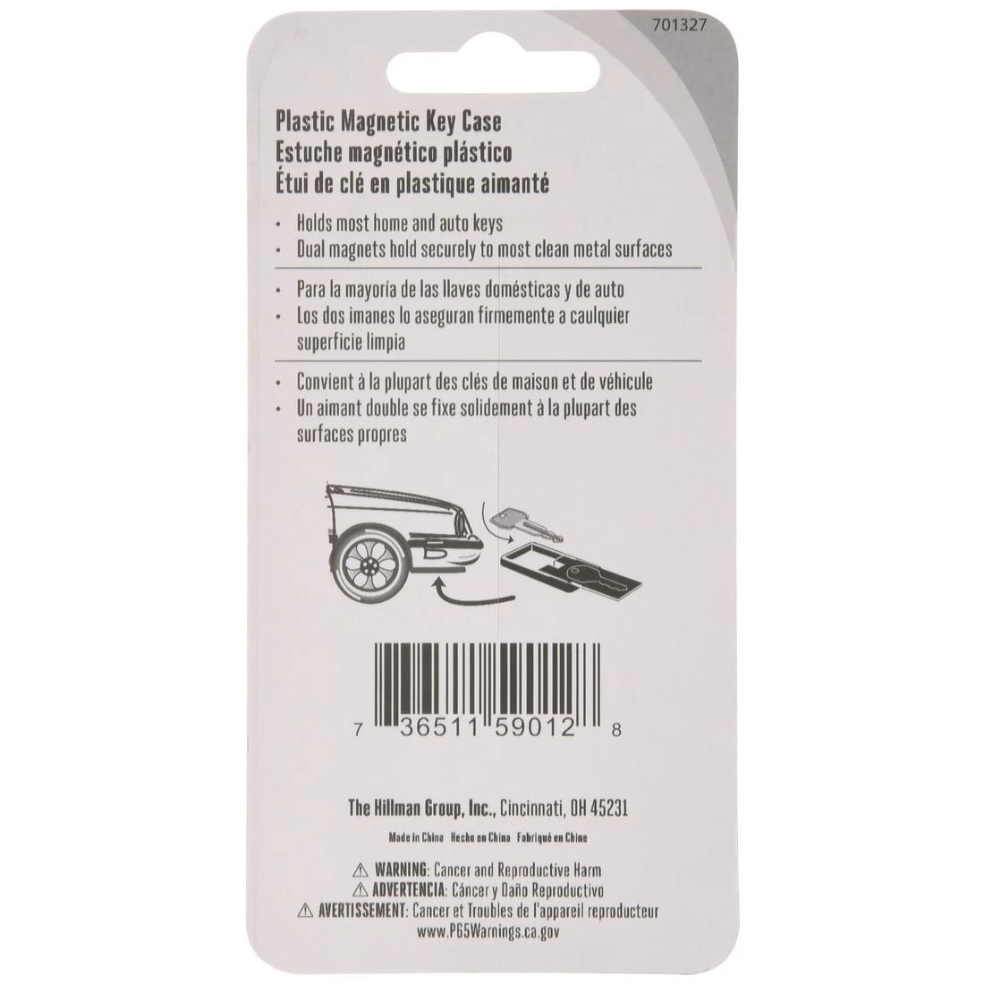 Hillman Large Plastic Magnetic Key Case, 701327 6 Hillman Large Plastic Magnetic Key Case, 701327 - Image 4