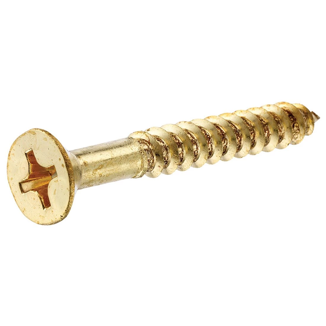Hillman Brass Flat Head Phillips Wood Screws, 2-Pack, 7300, #12 x 1-1/2 IN 3 Hillman Brass Flat Head Phillips Wood Screws, 2-Pack, 7300, #12 x 1-1/2 IN